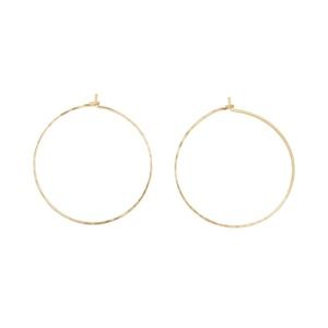 Catbird BIG HOOP DREAM EARRINGS, YELLOW GOLD